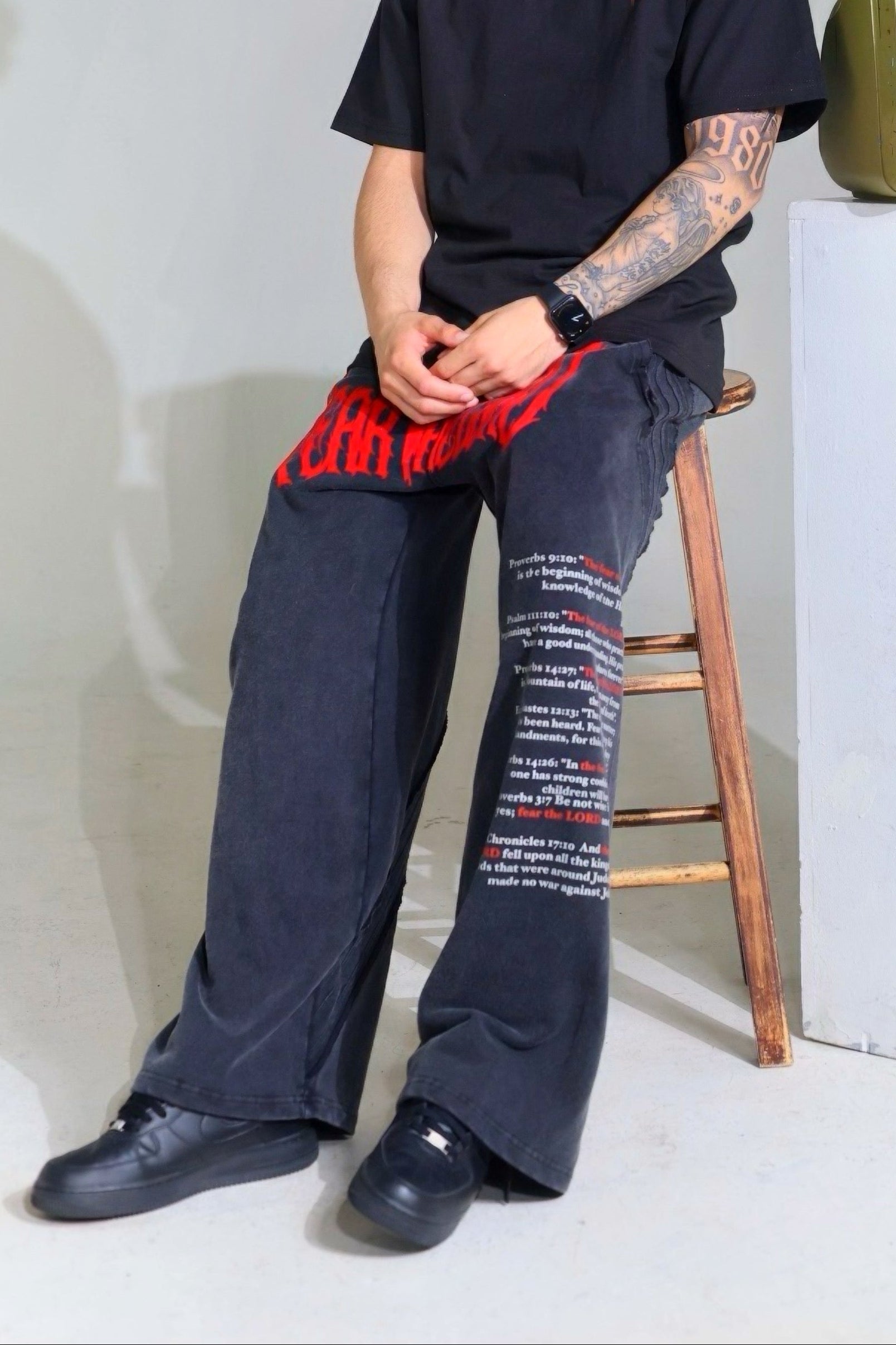 PROVERBS// FEAR THE LORD SWEATPANTS