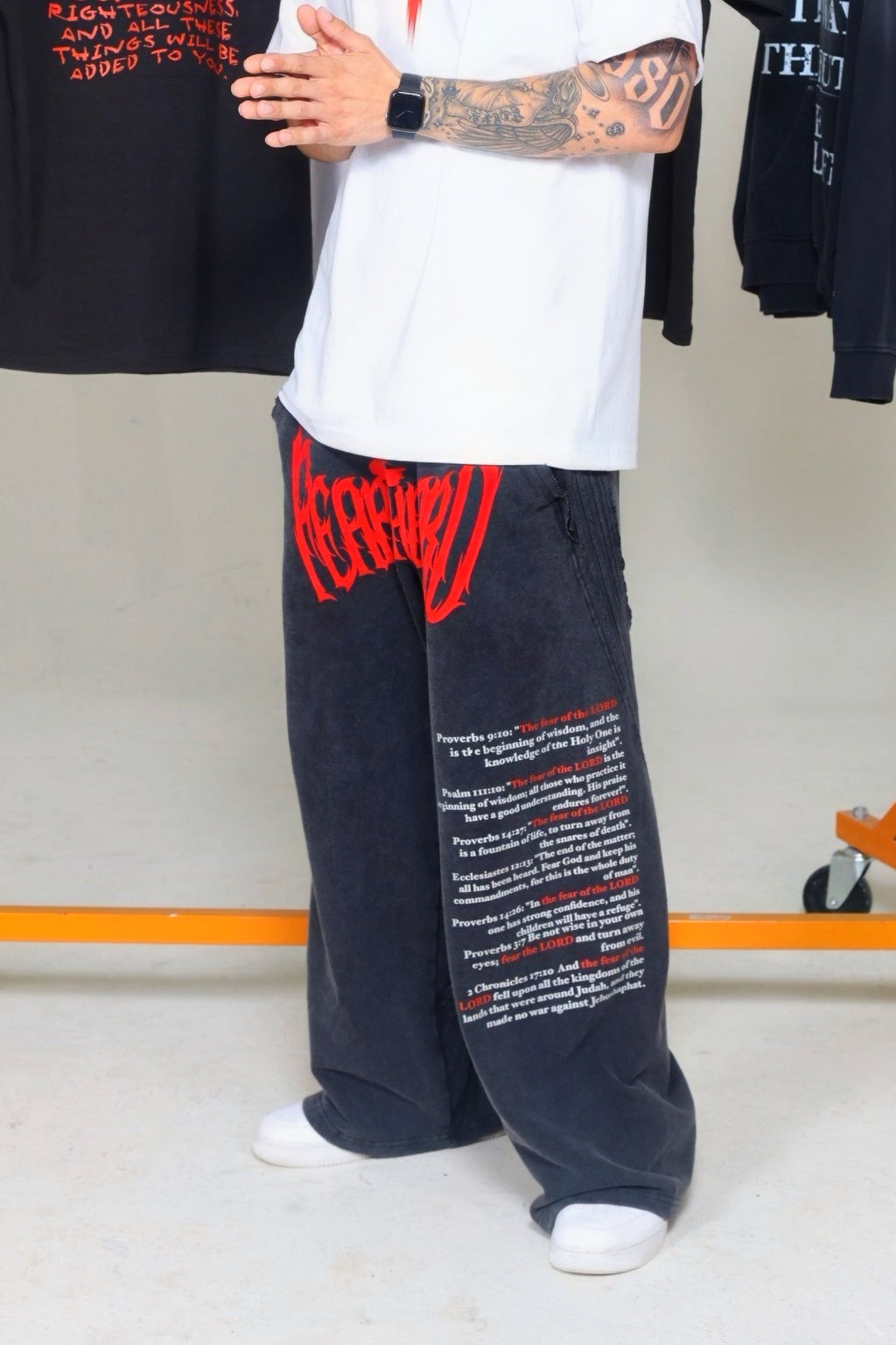 PROVERBS// FEAR THE LORD SWEATPANTS