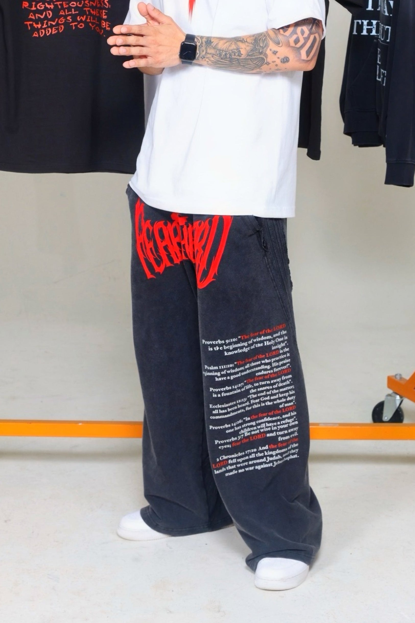 PROVERBS// FEAR THE LORD SWEATPANTS