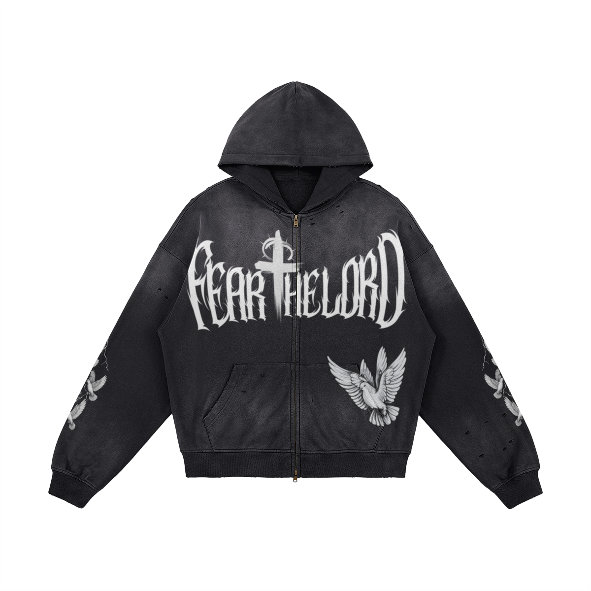 FEAR THE LORD Zip-up hoodie